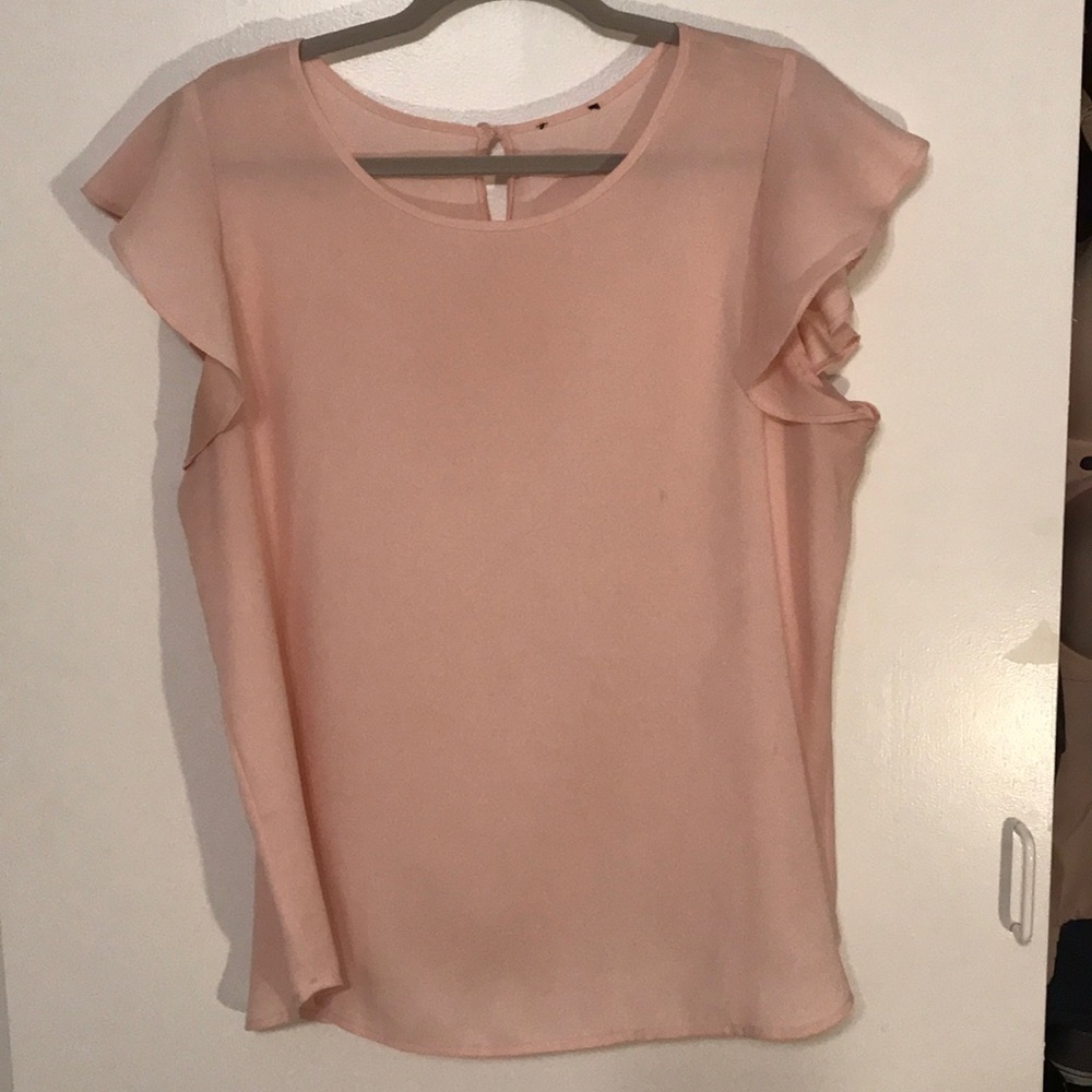 Soft pink blouse